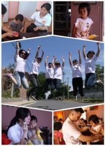 Photo collage of children at Bethel China