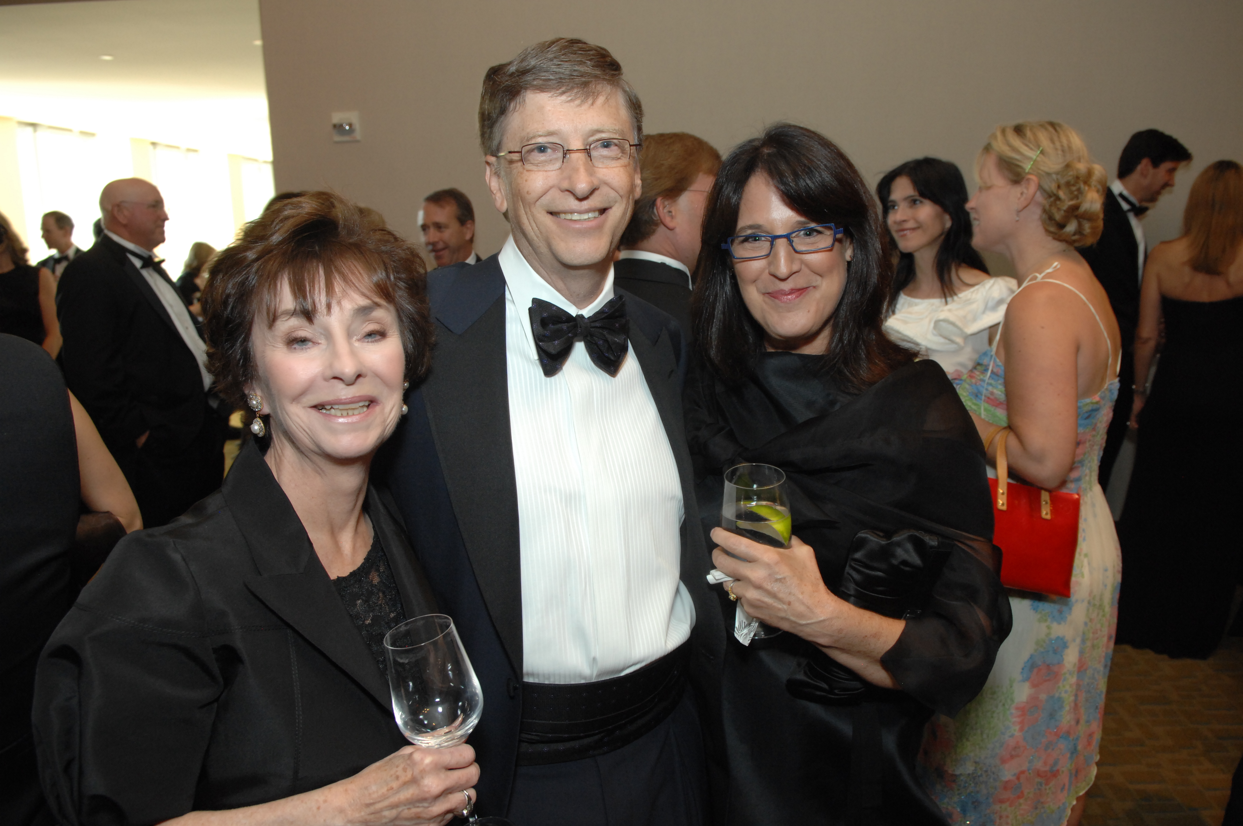 WE founders Melissa Waggener Zorkin and Pam Edstrom with Bill Gates