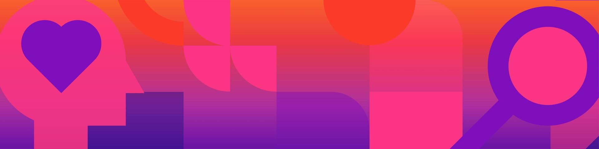 Colorful abstract shapes from Rethinking the Purpose and Meaning of Leadership communications whitepaper