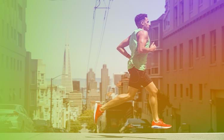 Man running - brands in motion report 2021 mobile image