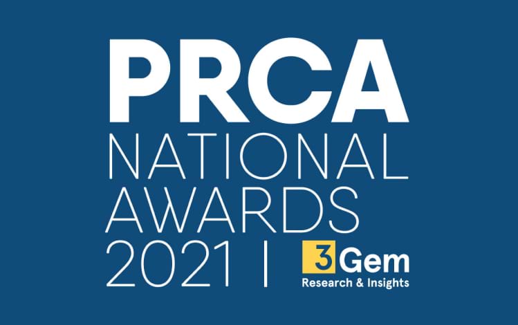 PRCA National 2021 Awards Winner Banner